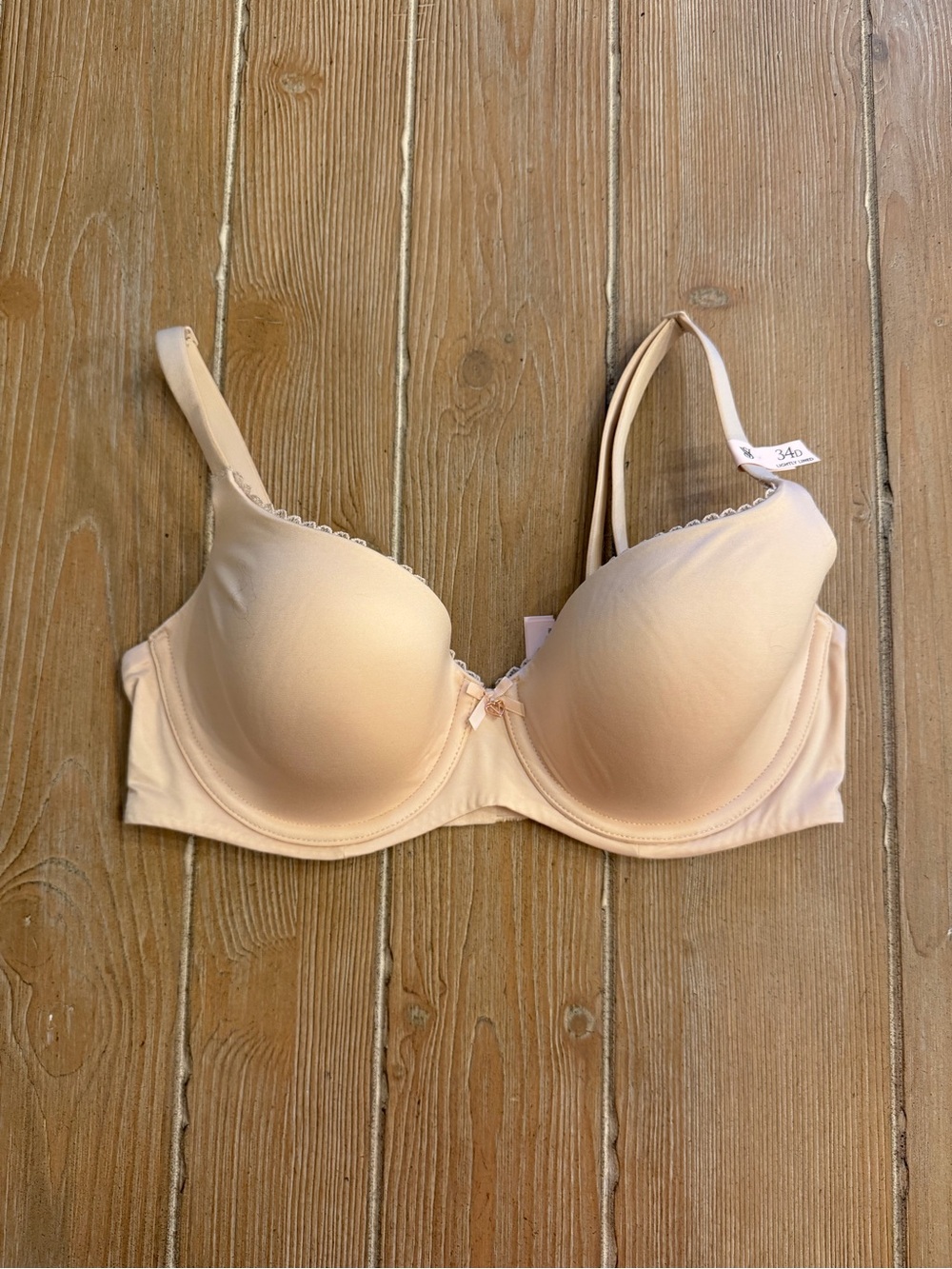 Victoria's Secret Light Beige Padded T-Shirt Bra